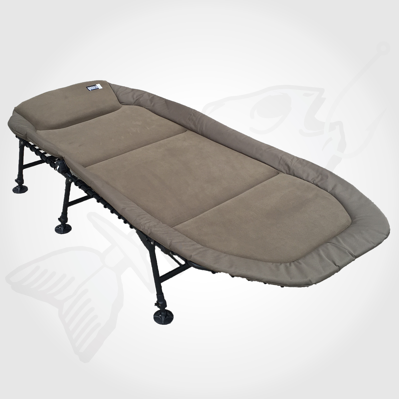 DELUXE XWide Folding Camping STRETCHER Bed Strong Foldable Camp Portable Carry