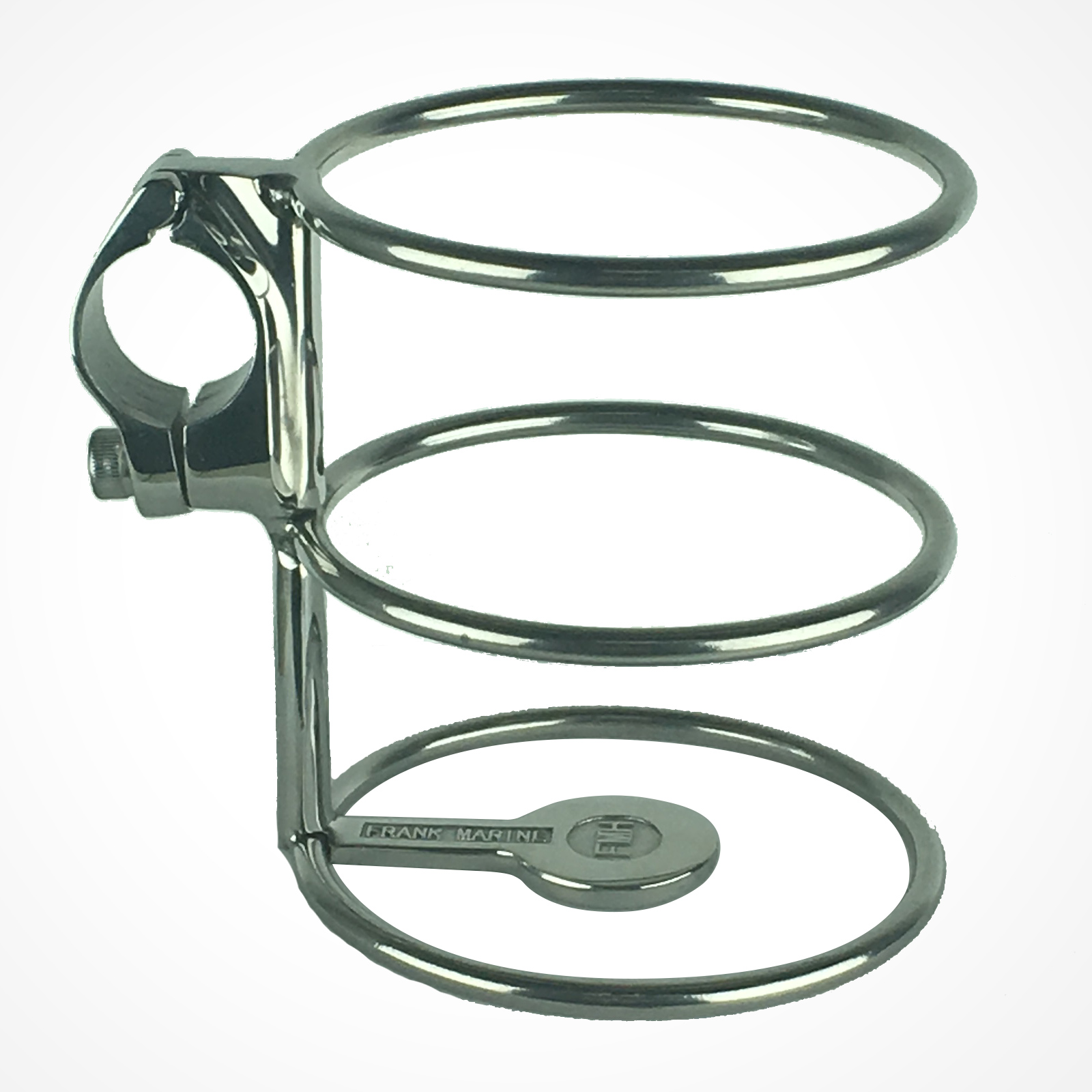 316 Stainless Steel 25mm Rail Mount Drink Cup Holder Clamp Fishing/Boat