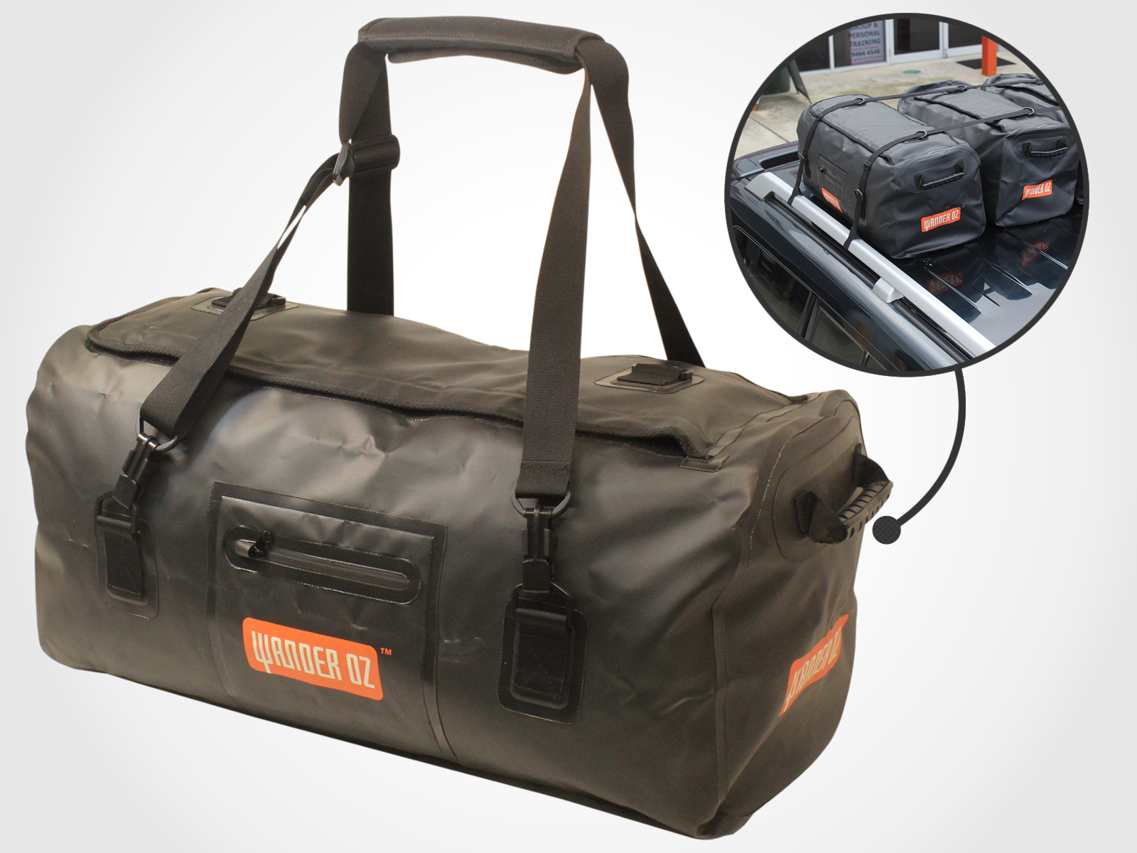 2X Large DUFFLE Luggage Carry BAG Overnight Camping 4WD Travel Proof