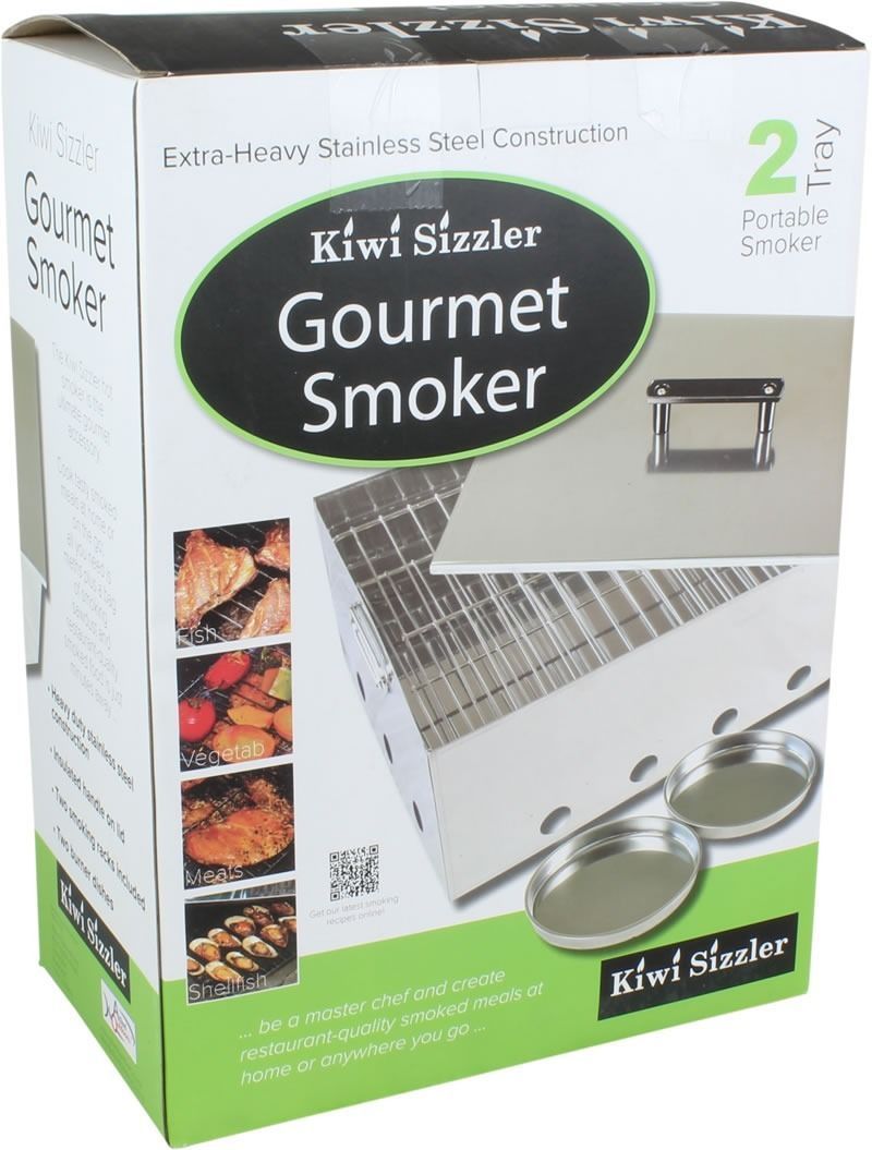 Fish Smoker Stainless Steel Portable Camping Smoke Cooker Dust