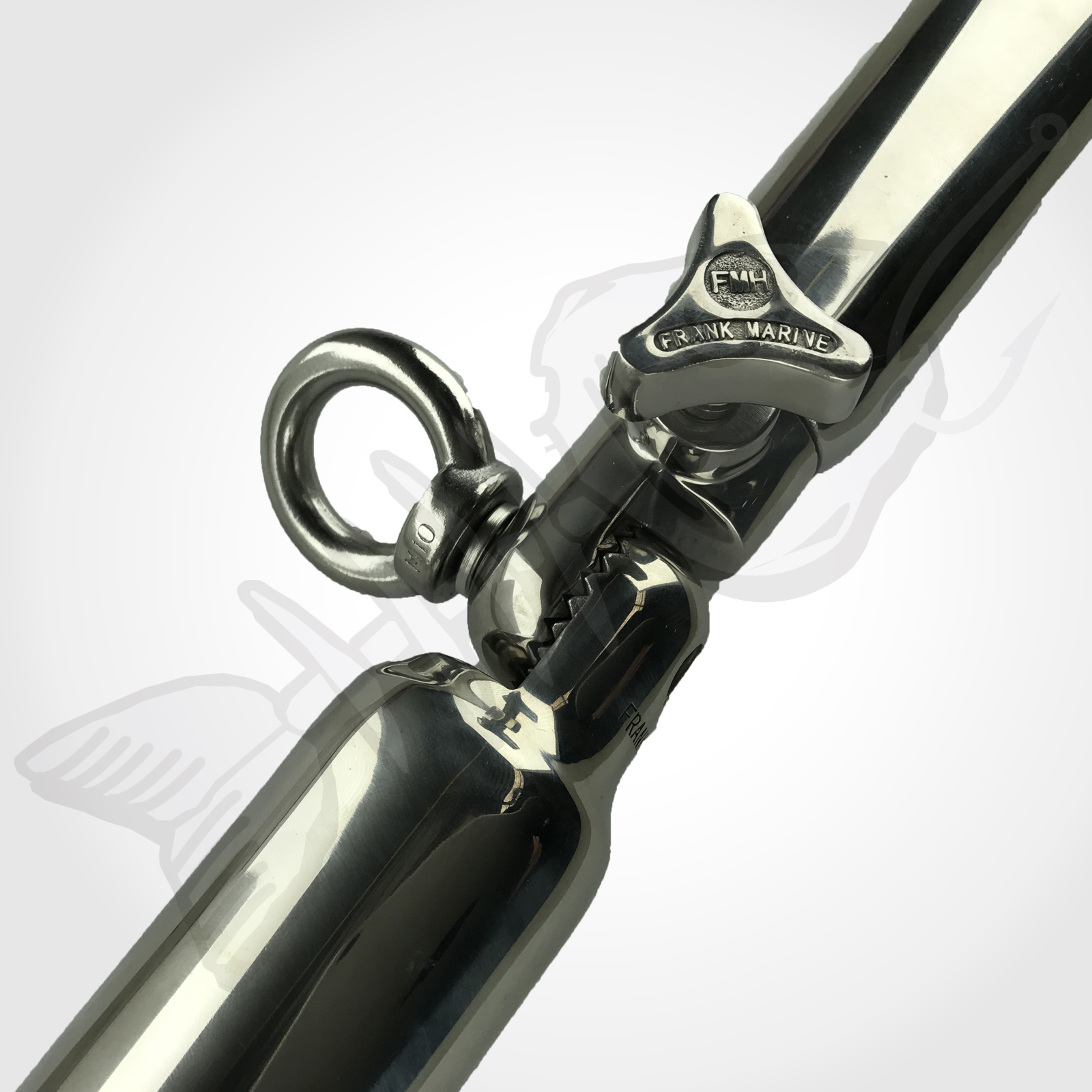 316 Stainless Steel OUTRIGGER Rod Holder Fishing Boat Variable Angle