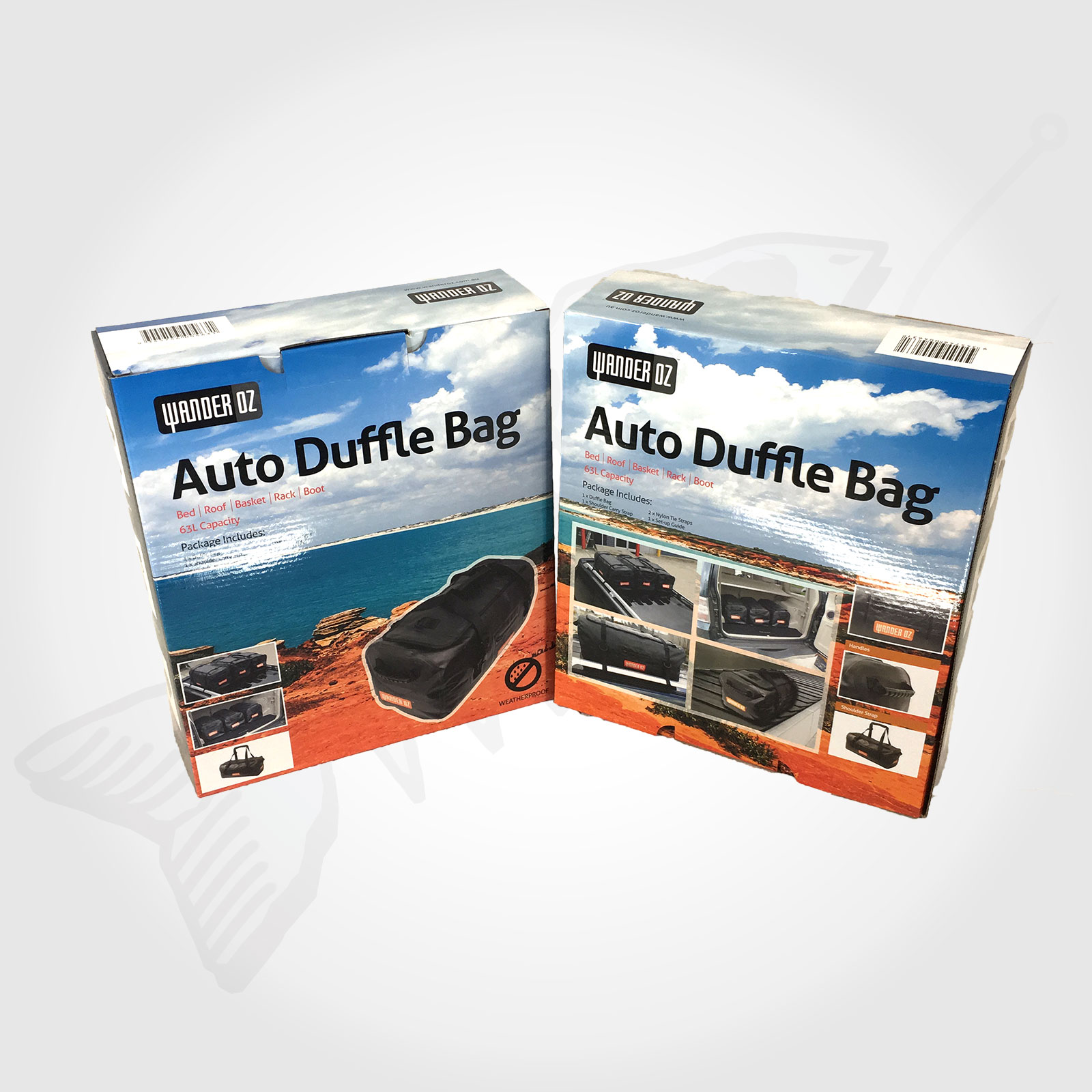 2X Large DUFFLE Luggage Carry BAG Overnight Camping 4WD Travel Proof