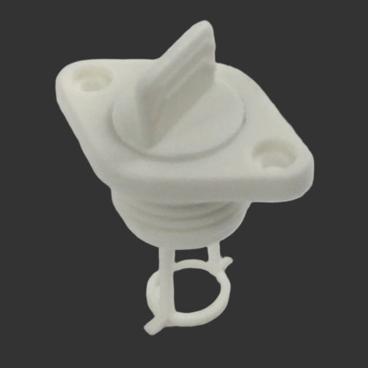 Boat Bung - Diamond Top - White