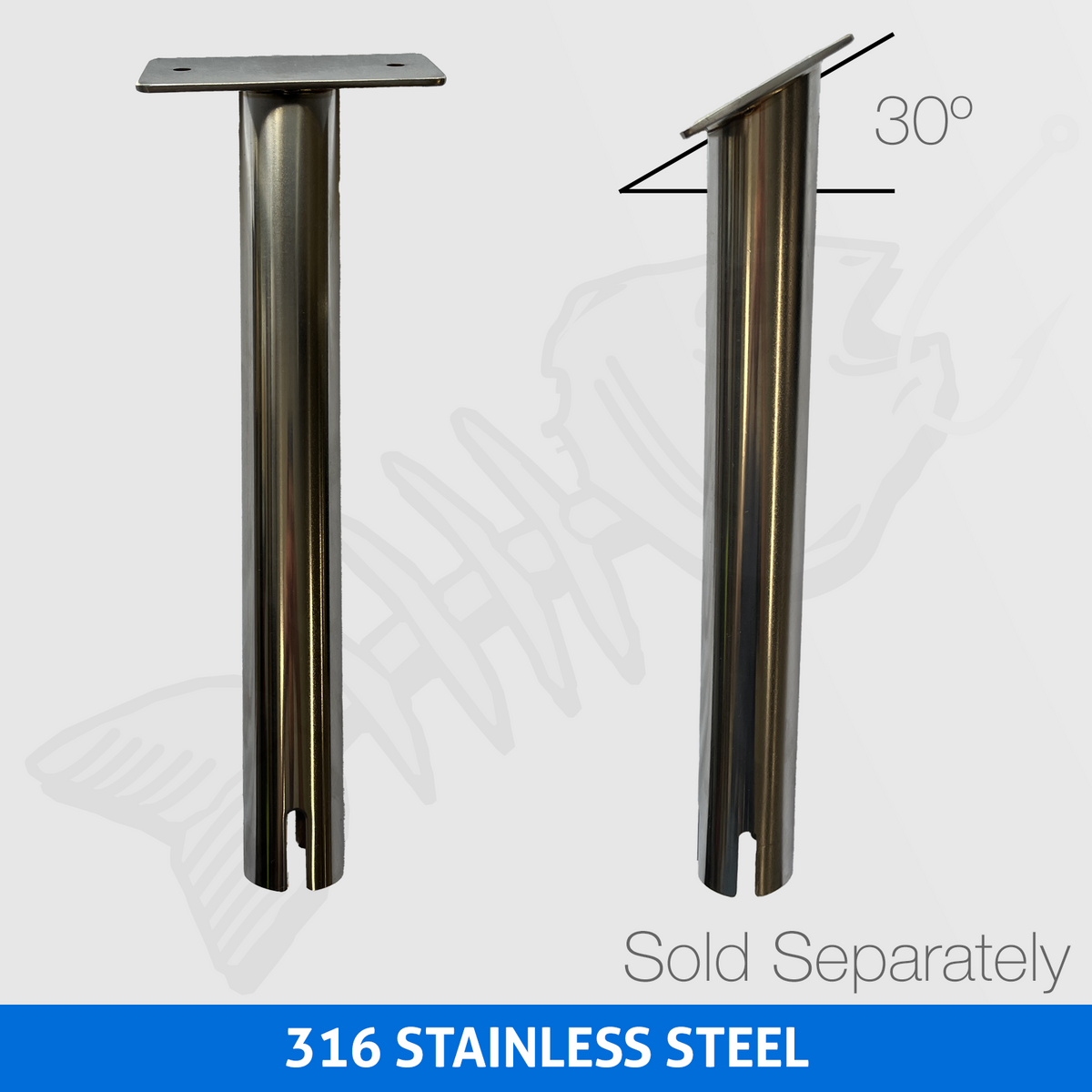 Wander OZ BBQ Parts - 30 Degree Mounting POLE