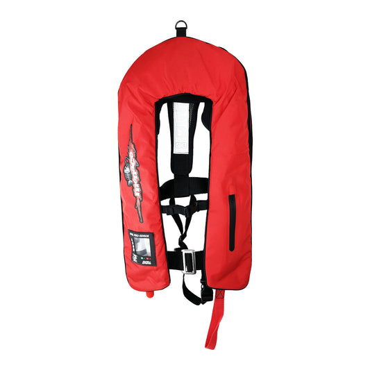 ADULT Inflatable Life Jacket Level 150 PFD Type 1 - RED AUTOMATIC