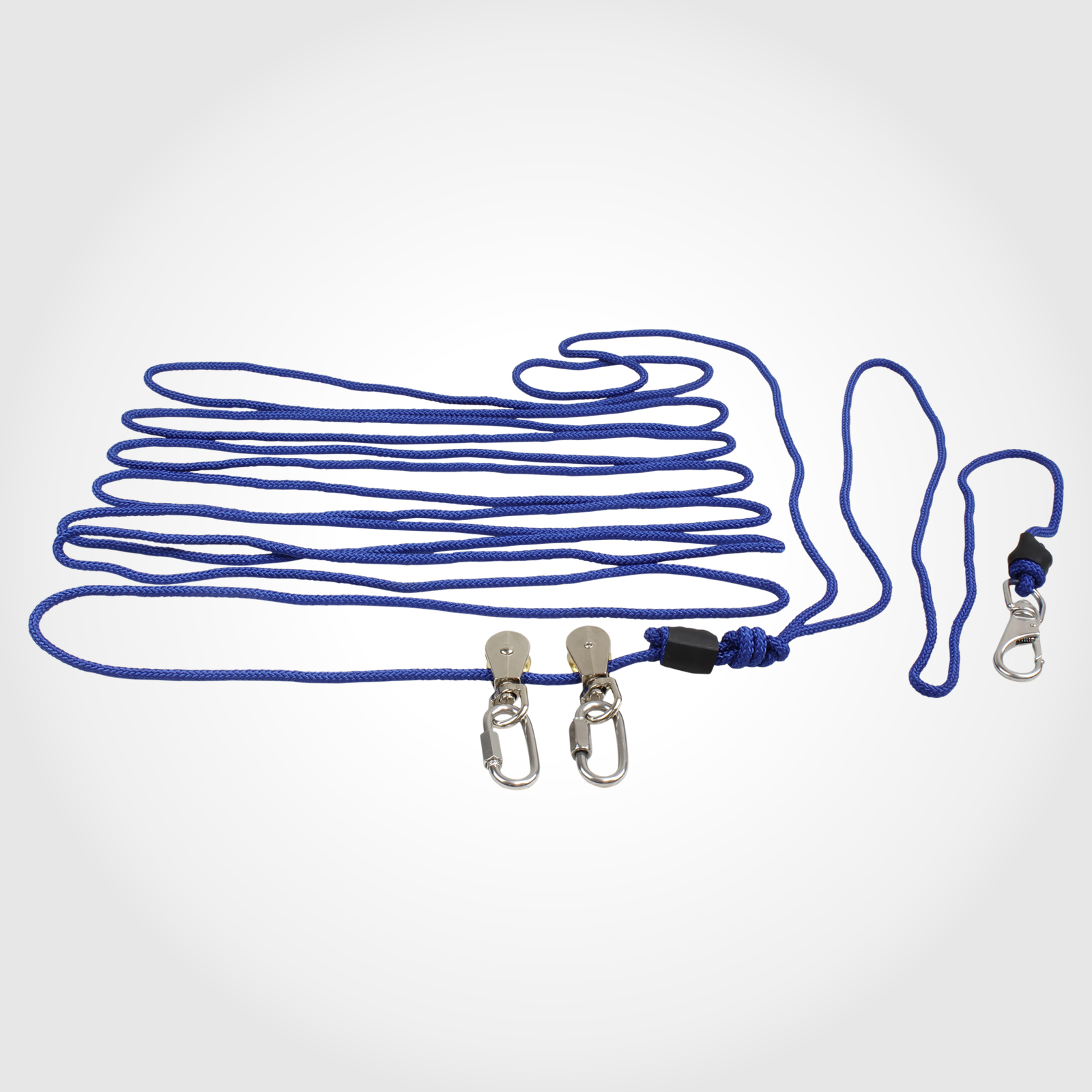 anchor rope running rig kit - 316 stainless - pully trolly