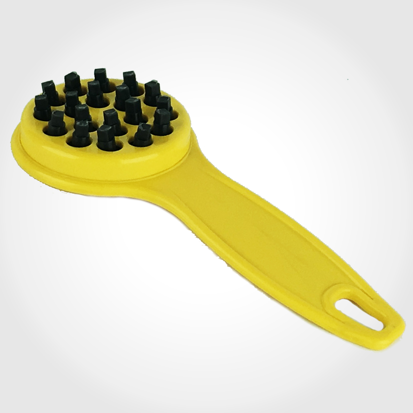 No-Rust Hand-Held Fish SCALER Plastic Teeth YELLOW