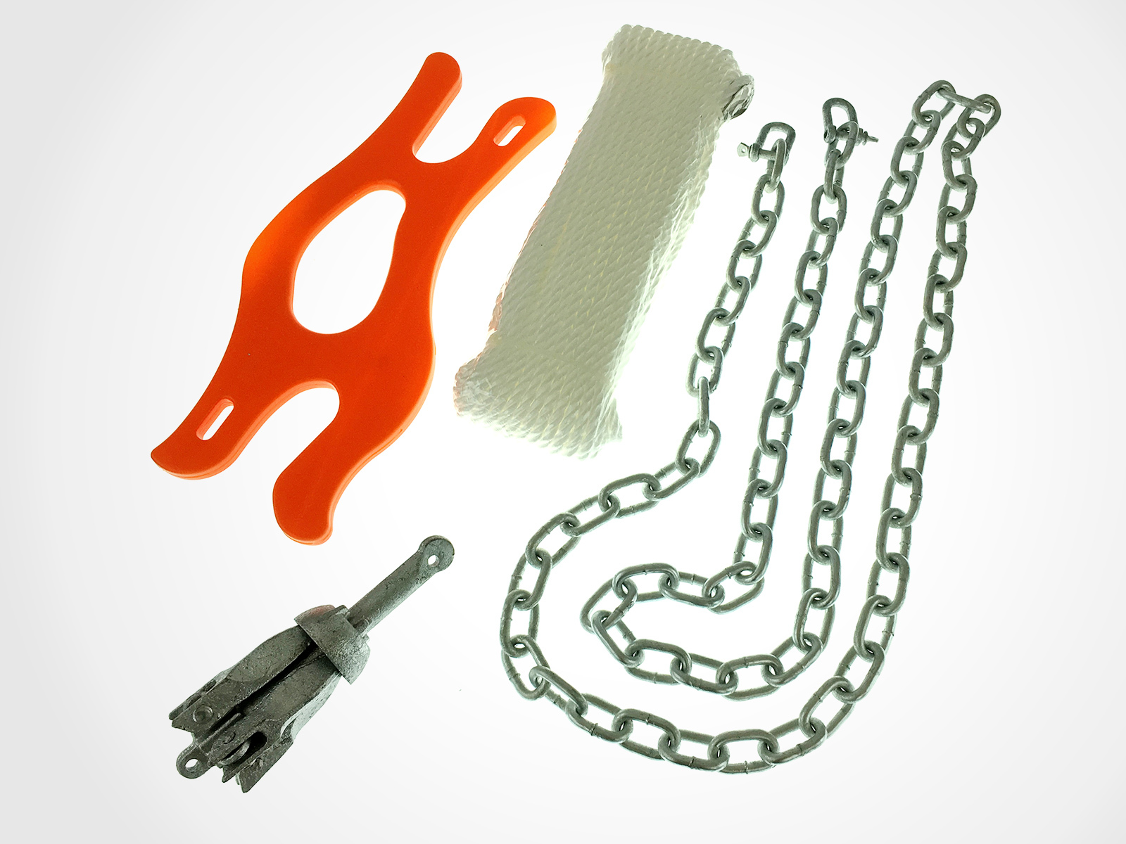 Anchor Pack with Hand Winder Kayak Rope Canoe Line Boat Lead