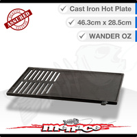 Cast Iron BBQ Cooking Hot Plate 463 x 285mm