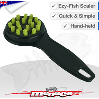 Hand-Held No-Rust Fish Scaler (black)