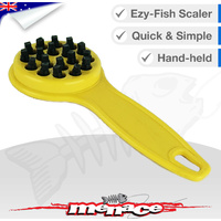 Hand-Held No-Rust Fish Scaler (Yellow)