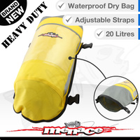 20L Waterproof Dry Duffle Bag - Heavy Duty - Yellow
