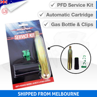 AUTOMATIC Recharge Kit - Co2 Gas Refill Cylinder with Clips [UML MK5]
