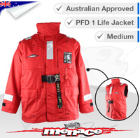 Premium All Weather Life Jacket Level 150 PFD Type 1 - Medium
