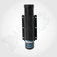 SIDE MOUNT Boat Rod Holder - Straight BLACK