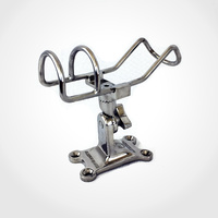316 Single Adjustable DECK MOUNT Rod Holder