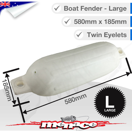 LARGE INFLATABLE FENDER Inflatable Boat Buffer Heavy Duty - 580mm
