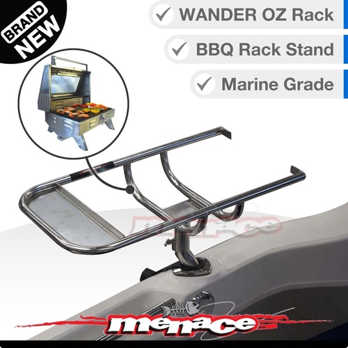 Wander Oz Portable 316 Marine BBQ Holder Stand Rack