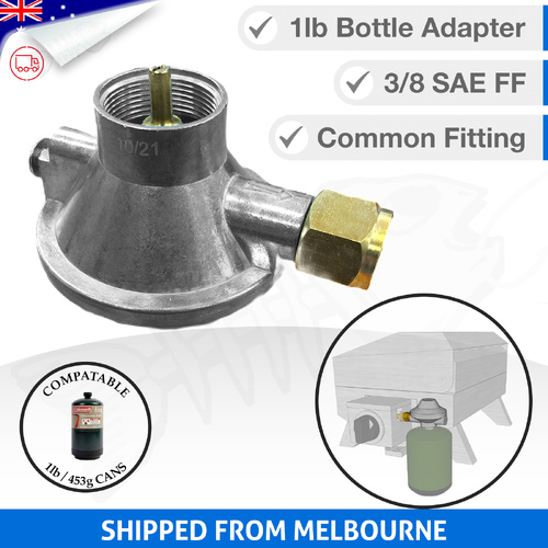 BBQ Adapter for Lightweight 1 lb 465g LPG Bottle