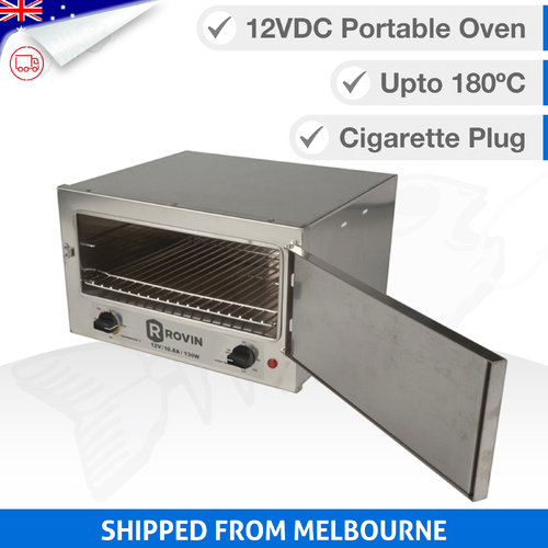 12VDC Portable Stainless Steel Oven