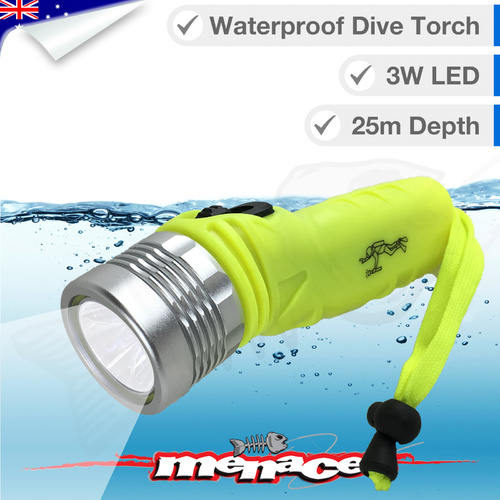 25m Waterproof Dive Torch LED