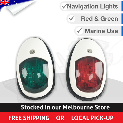 Small Red Green Port and Starboard Lights