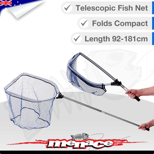 Telescopic Folding Fishing Landing Net - Large