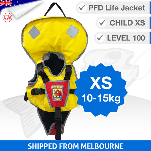 XSmall Bambino Axis Child 10-15KG Toddler Baby Life Jacket