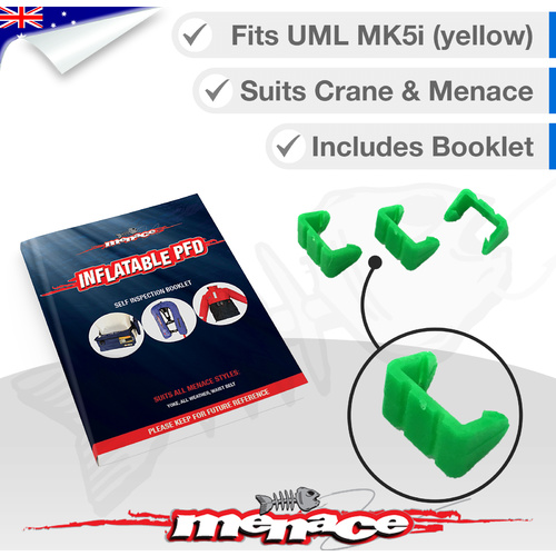 Menace / Crane Life Jacket Service Green Clip