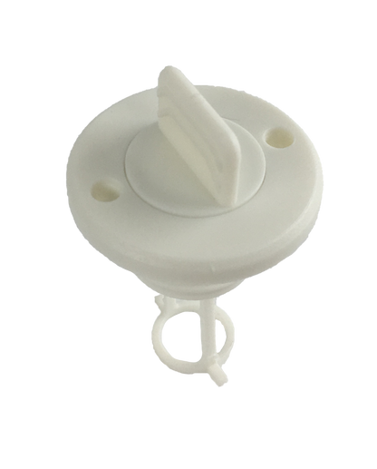 Boat Bung - Round Top - White