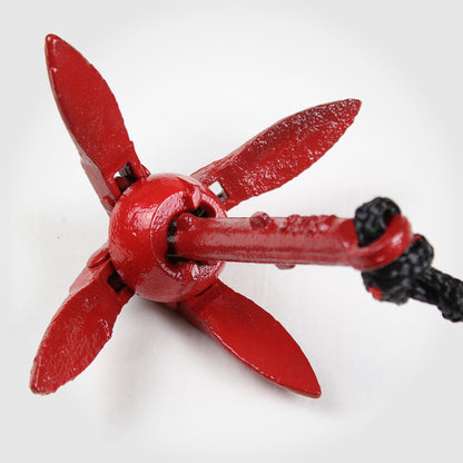 Large 1.5kg (3lb) Folding Grapnel Lockable Anchor Kit