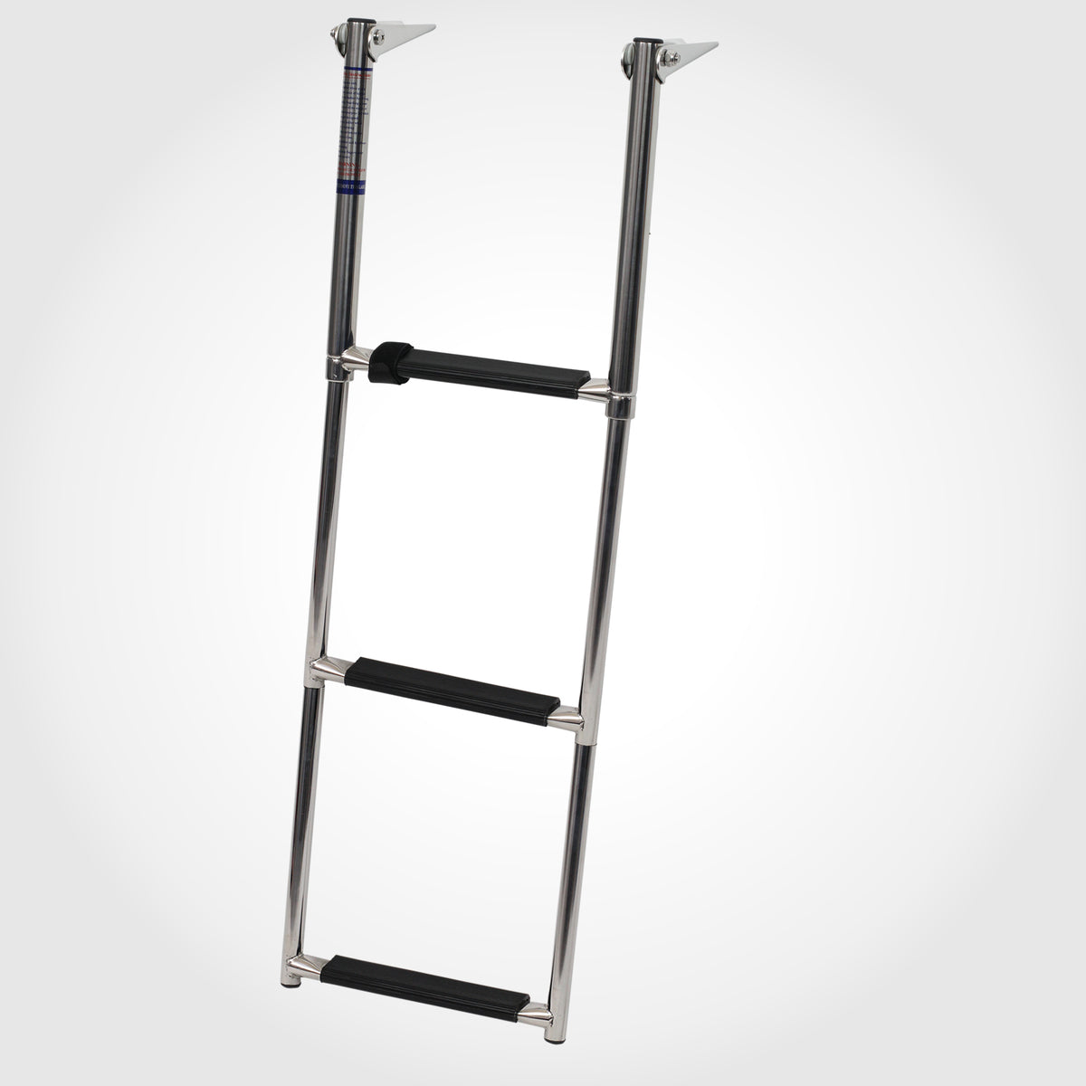 STAINLESS 3 Step Marine Grade Steel Telescopic Boat Ladder