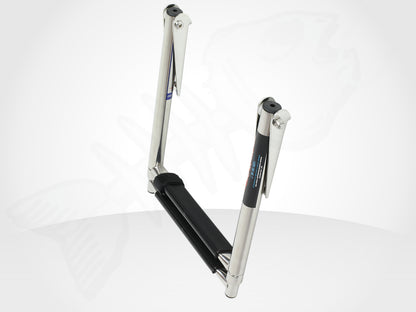 STAINLESS 3 Step Marine Grade Steel Telescopic Boat Ladder