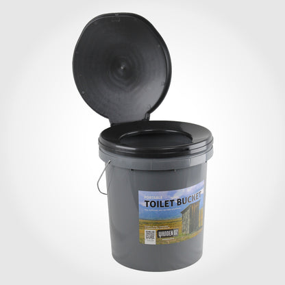 20L Portable Toilet Bucket & Seat for Outdoor & Camping