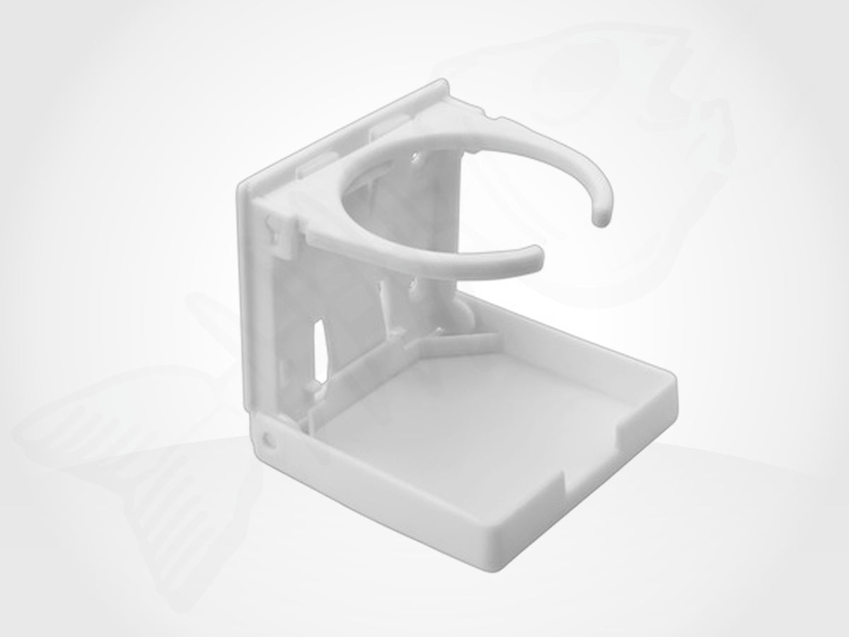 White Folding Marine Boat Drink CUP HOLDER