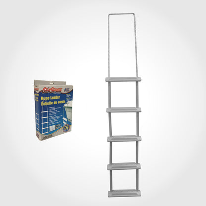 ROPE Ladder Boat Yacht Marine Folding 5 Step UV PVC