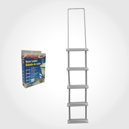 ROPE Ladder Boat Yacht Marine Folding 5 Step UV PVC