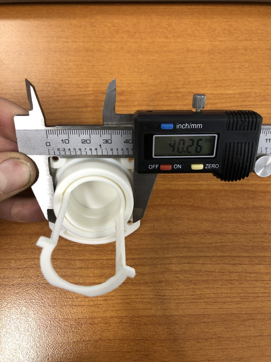 40mm Complete Boat Bung - White