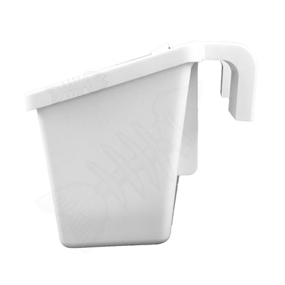 Tinnie Bait & Tackle Storage Bin - Boat Gunwale Box with Cup Holder