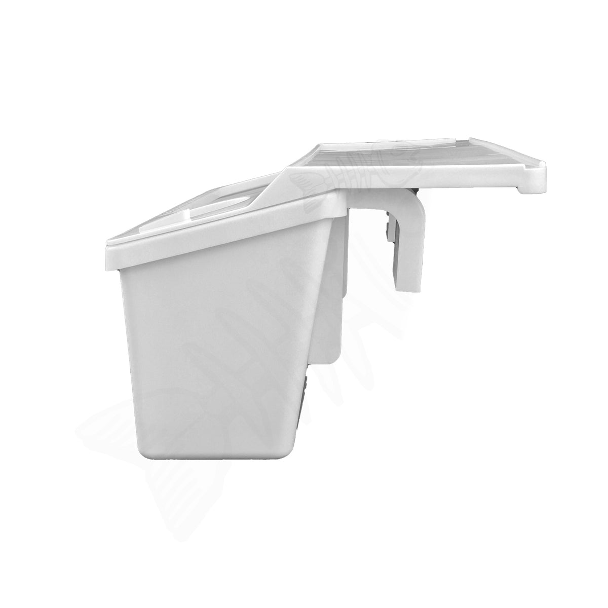 Tinnie Bait & Tackle Storage Bin - Boat Gunwale Box with Bait board