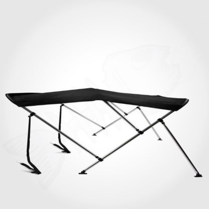 Low Ski Boat 3 BOW 1.5M-1.7M Bimini Top Boat Canopy Cover BLACK