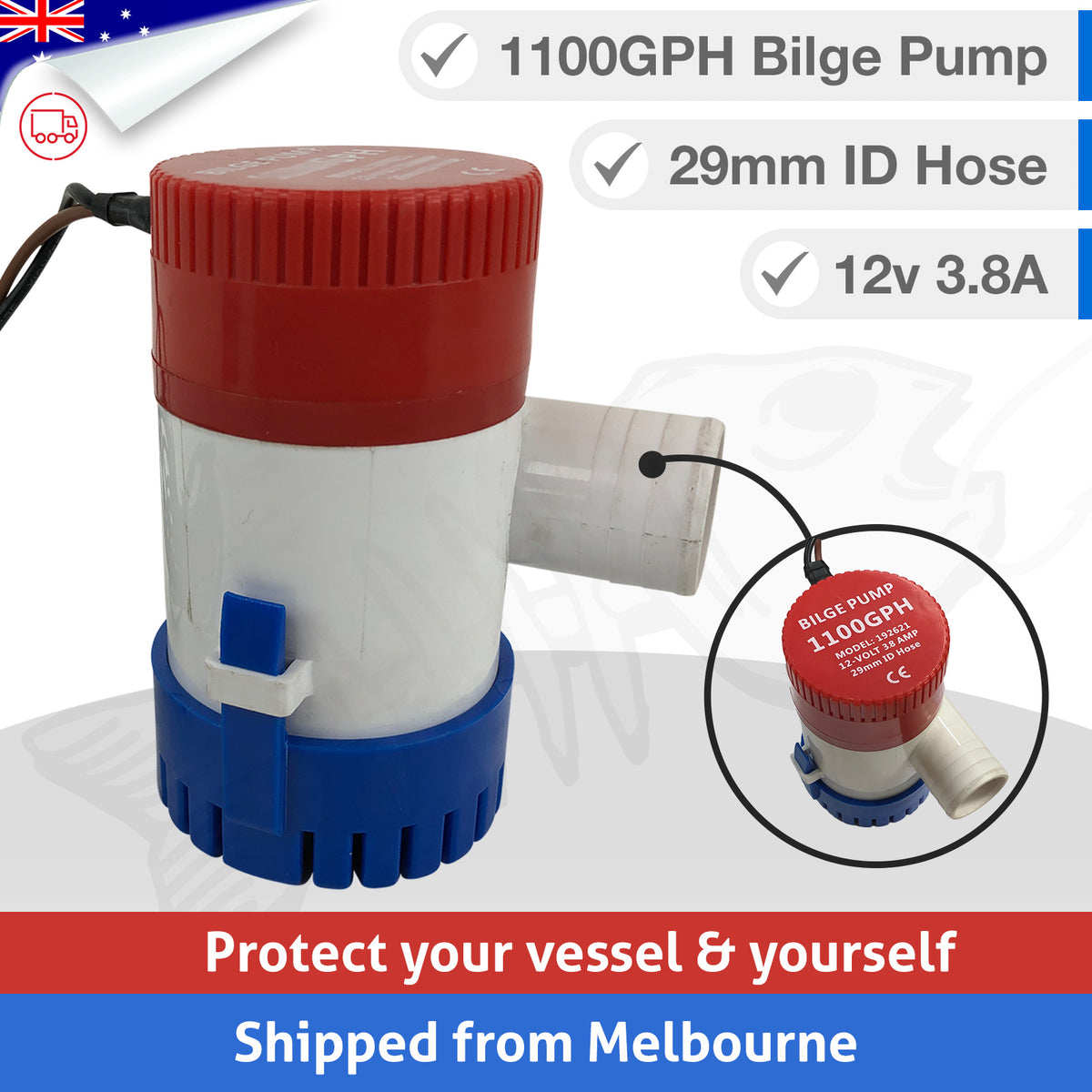 Bilge Pump 1100GPH