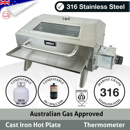 316 Stainless Steel Caravan BBQ Set Bayonet Hose