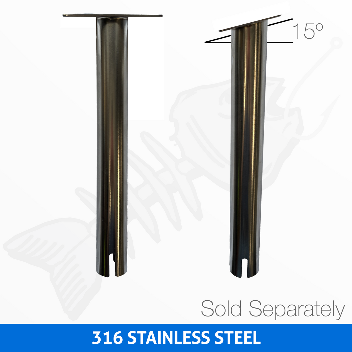 Wander OZ BBQ Parts - 15 Degree Mounting POLE