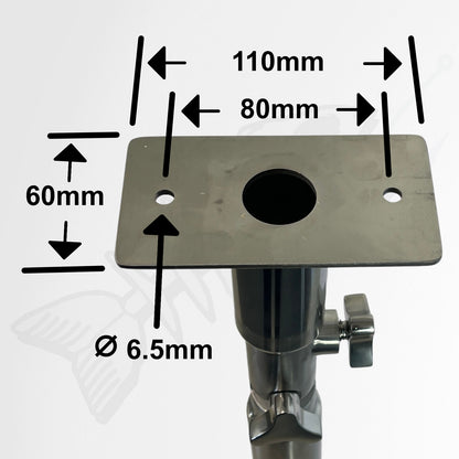Rod Holder Adjustable Pivot Mount Adaptor - 316 Stainless