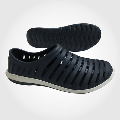 Beach Boat Shoe - Slip-on Clog Rock Garden Shoes - Blue/White