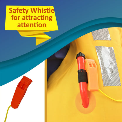ADULT Inflatable Life Jacket Level 150 PFD Type 1 - BLUE MANUAL