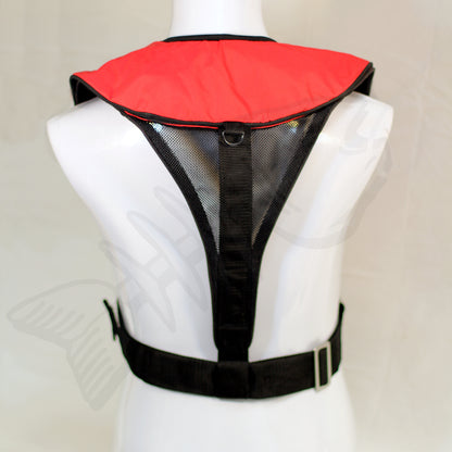 ADULT Inflatable Life Jacket Level 150 PFD Type 1 - RED MANUAL