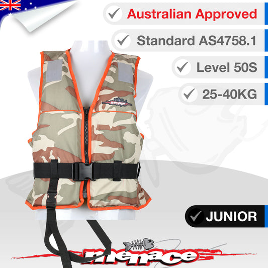 JUNIOR Level 50S Foam Life Jacket PFD Type 3 - Ebisu