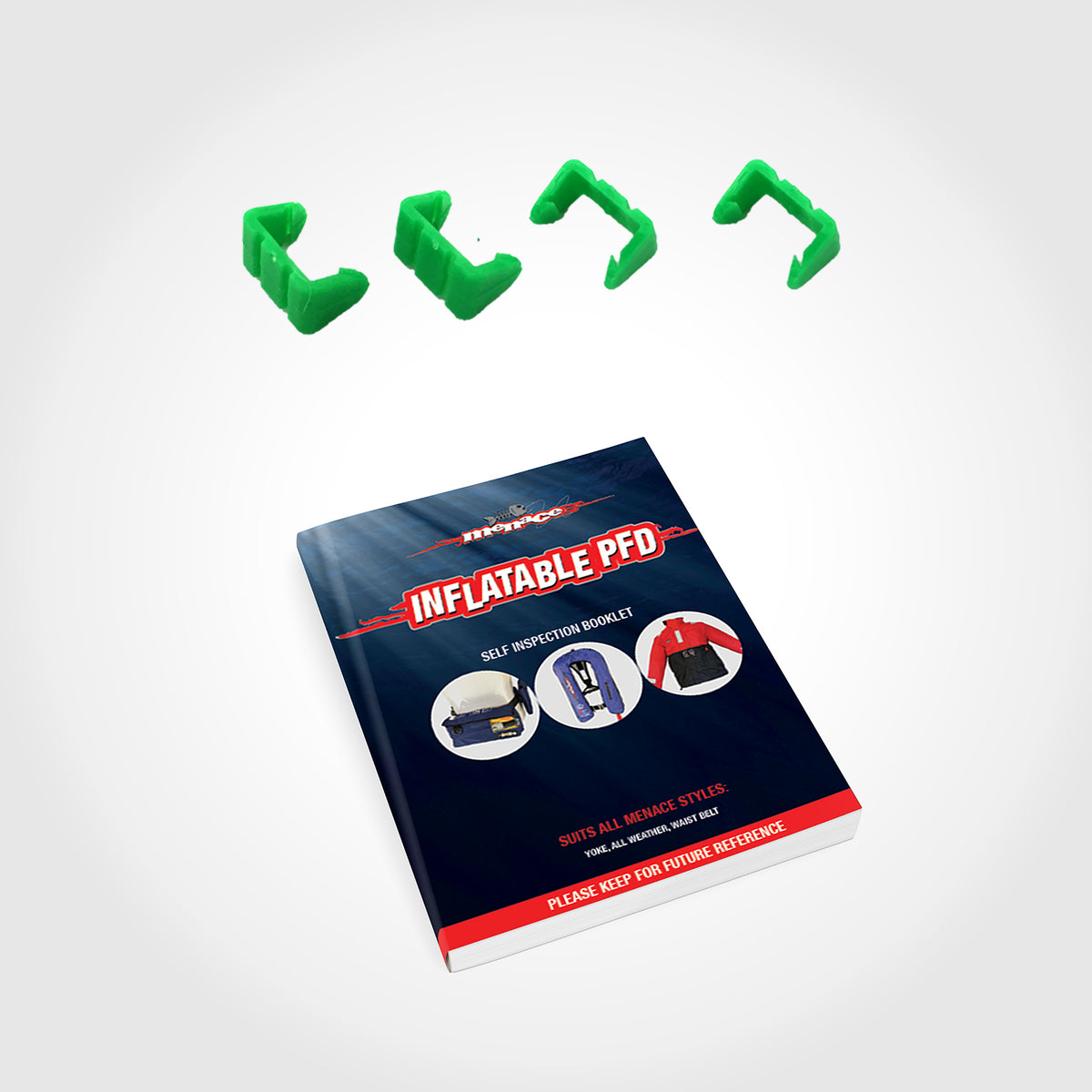Menace / Crane Life Jacket Service Green Clip
